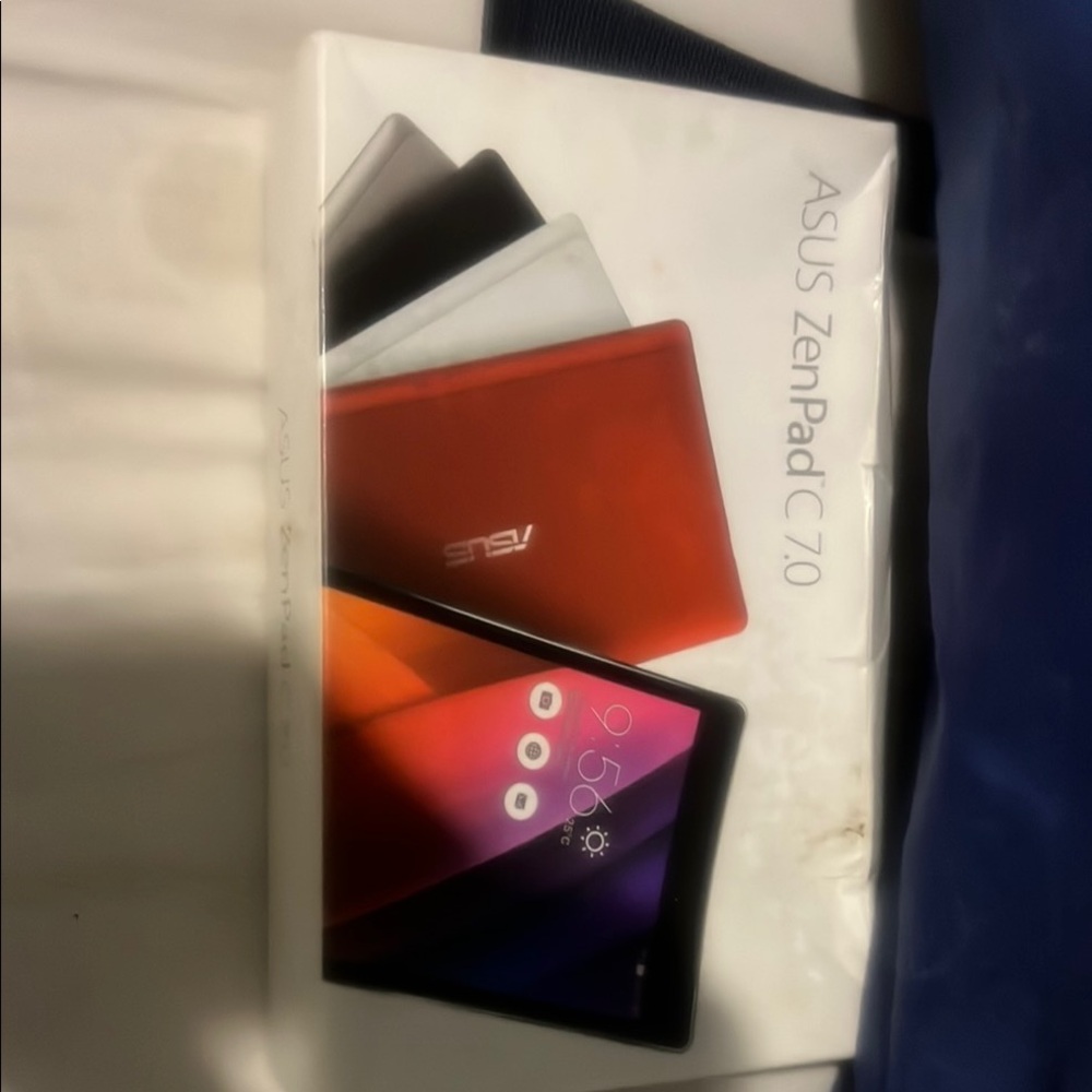 ASUS Red Tablet Modern Design Vibrant Display